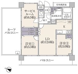 ミオカステーロ十日市場ステッサ 3LDKの間取図画像