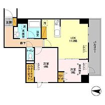 フェリス　コート 1107 ｜ 千葉県松戸市西馬橋幸町（賃貸マンション2LDK・11階・56.01㎡） その2