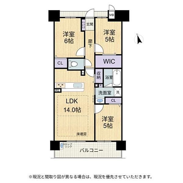 間取りを拡大表示