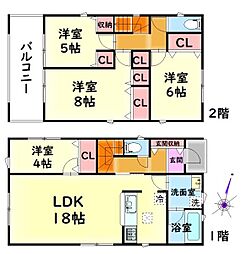 クレイドルガーデン泉佐野市上瓦屋第3　1号棟　新築戸建