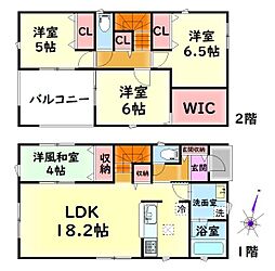 クレイドルガーデン泉佐野市上瓦屋第3　2号棟　新築戸建