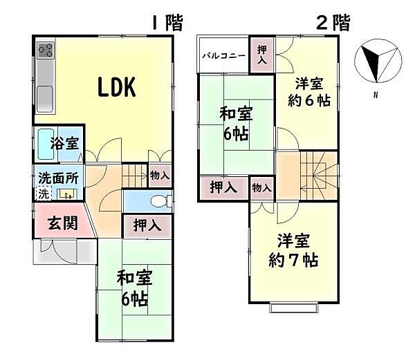 間取りを拡大表示