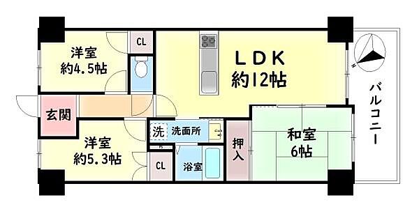 間取りを拡大表示
