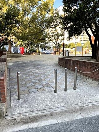 江の木公園まで...