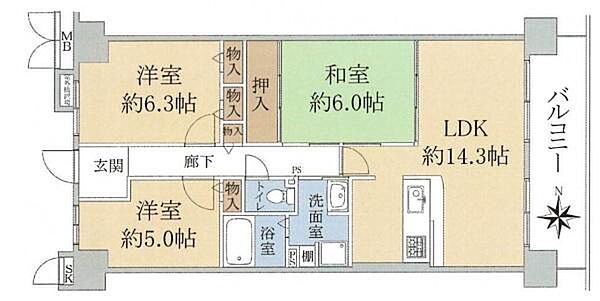 間取りを拡大表示