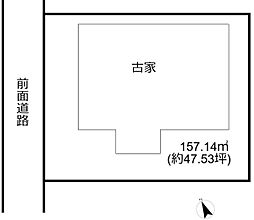 長浜市三ツ矢町古家付売地