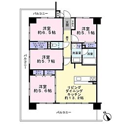 オブリージュ三番町レジデンス　テラス＆専用庭付き1階カド部屋