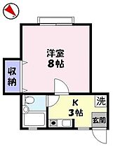 プティ・フルール 102 ｜ 鳥取県米子市錦町１丁目57（賃貸アパート1K・1階・23.32㎡） その2