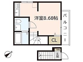 ソフィスコート八幡  ｜ 広島県広島市佐伯区八幡1丁目（賃貸アパート1R・2階・22.49㎡） その2