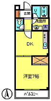 サンウッド６  ｜ 東京都江戸川区西葛西３丁目（賃貸マンション1DK・5階・32.98㎡） その2