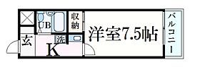 兵庫県姫路市北平野４丁目（賃貸マンション1K・4階・22.00㎡） その2