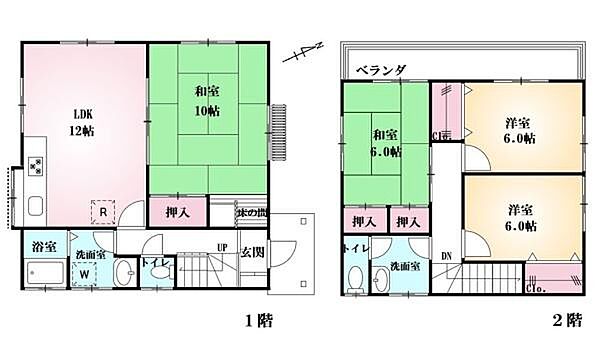 間取りを拡大表示