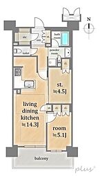 間取図画像 1SLDK