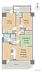 間取図画像 3LDK
