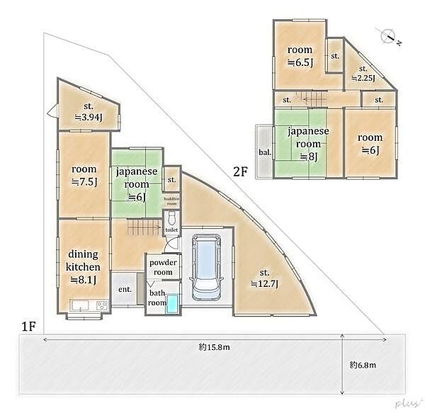 間取りを拡大表示