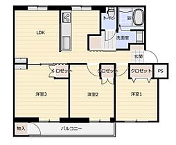 間取図画像 3LDK