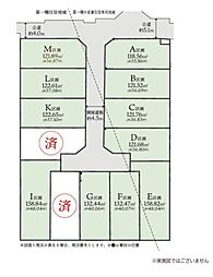 座間市東原3丁目2期　建築条件なし売地　C区画