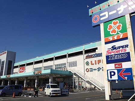 ライフ菱江店まで755m