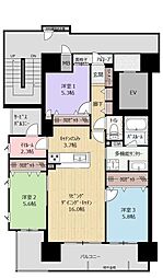 間取図画像 3LDK