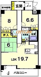 間取図画像 3LDK