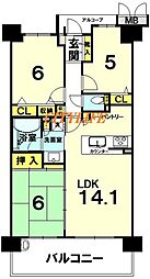 間取図画像 3LDK