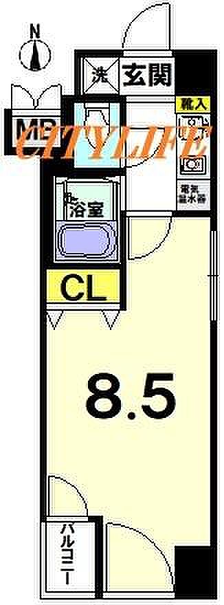 1K 間取り