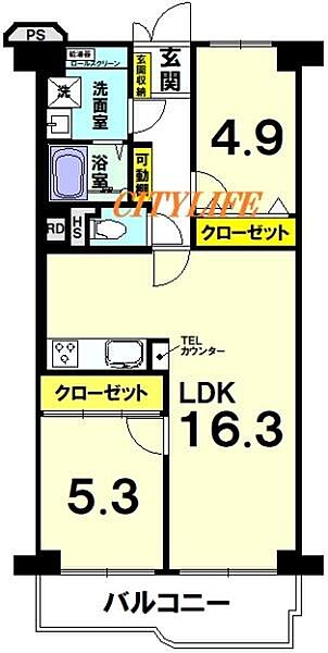 間取りを拡大表示