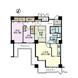 間取図画像 3SLDK