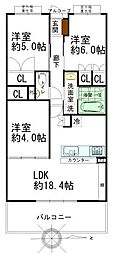 間取図画像 3LDK