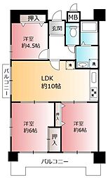 間取図画像 2SLDK