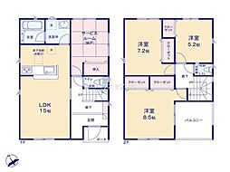 土浦市中村東2丁目　1号棟　新築戸建て