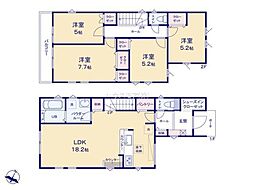 柏市西原1丁目　1号棟　新築戸建