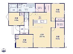 つくば市今鹿島　1号棟　新築戸建て