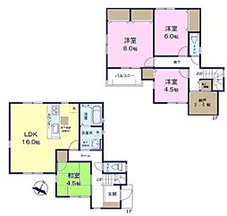 野田市中野台 1号棟 新築戸建て
