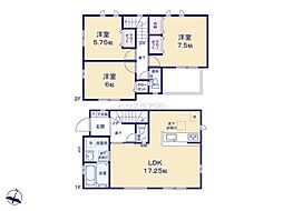松戸市新作 5号棟 新築戸建