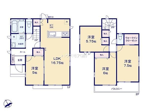 間取りを拡大表示