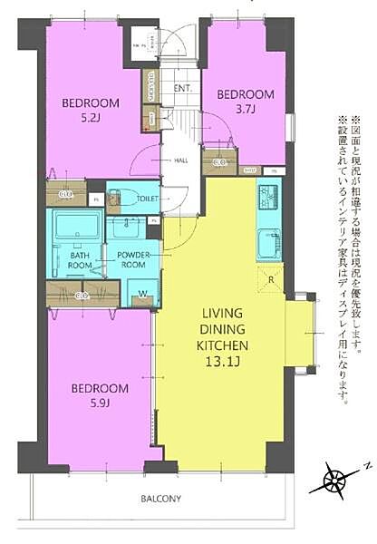 間取りを拡大表示