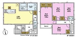 松戸市西馬橋 8号棟 新築戸建