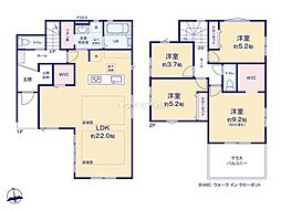 柏市松葉町6丁目 2号棟 新築戸建て