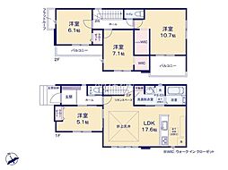 取手市井野3丁目 3号棟 新築戸建