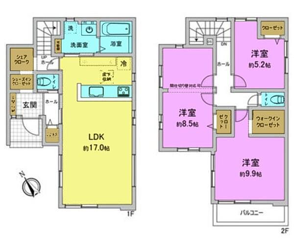 間取りを拡大表示