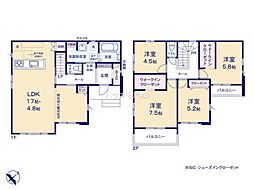 取手市宮和田 3号棟 新築戸建て