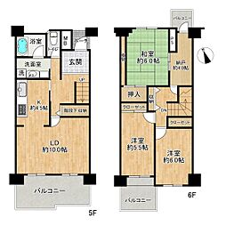 研究学園6団地530号棟