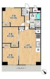 間取図画像 3LDK