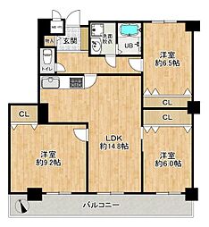 間取図画像 3LDK