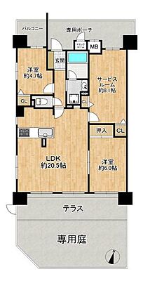 間取り グランプレステージ西神戸ガーデンヒルズ 1階/-