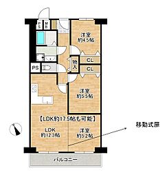 間取図画像 3LDK