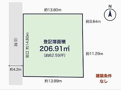 区画図:62坪のゆとりのある敷地です。お気軽に藤沢店0120-158-380までお問合せ下さいませ。 区画図:62坪のゆとりのある敷地です。お気軽に藤沢店0120-158-380までお問合せ下さいませ。