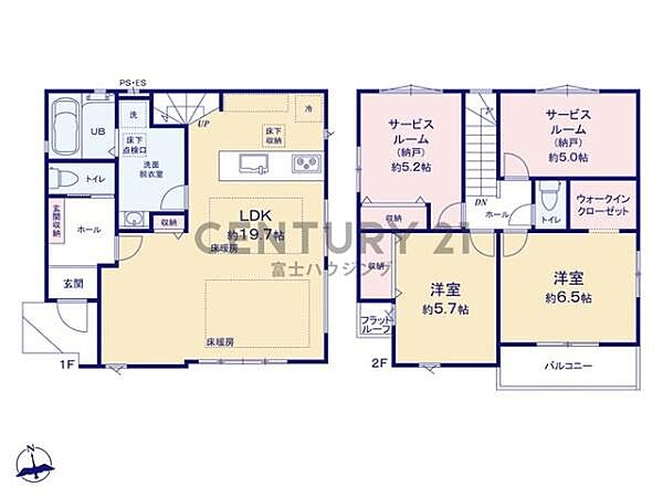 間取りを拡大表示