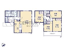 藤沢市本藤沢3期 新築戸建1号棟 全2棟